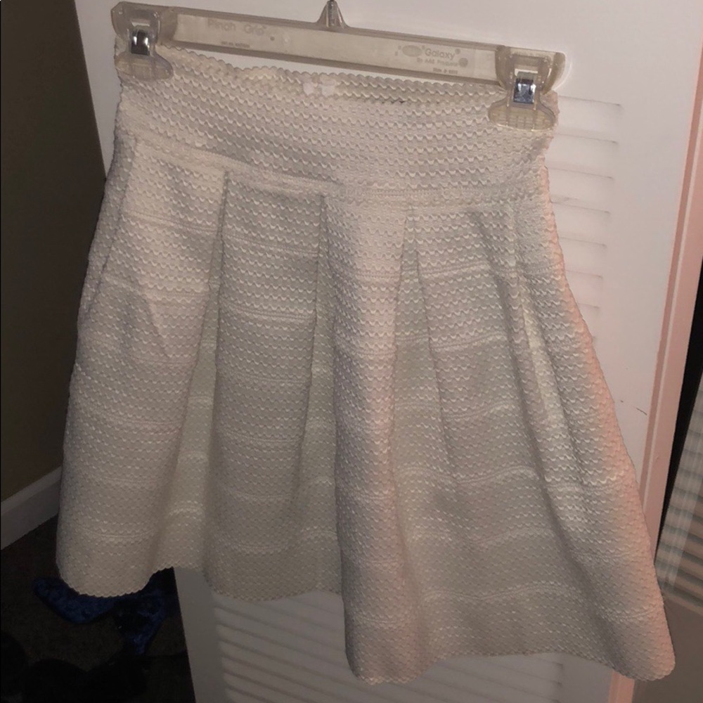 White skirt